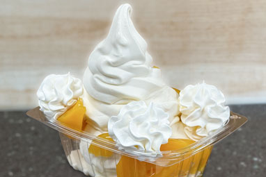 peach sundae